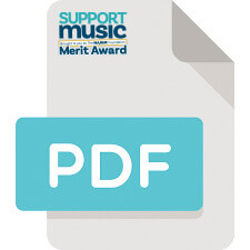 Image of SupportMusic Merit Award sample application